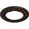Ekena Millwork Ribbon with Bow Ceiling Medallion (Fits Canopies up to 7 1/2"), 12 1/4"OD x 7 1/2"ID x 7/8"P, Bronze CM12RIBZS - alternate 4